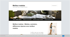 Desktop Screenshot of meilleur-matelas.fr